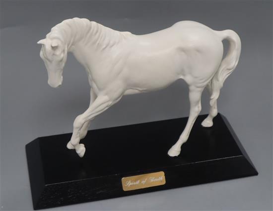 A Beswick porcelain horse, Spirit of Youth